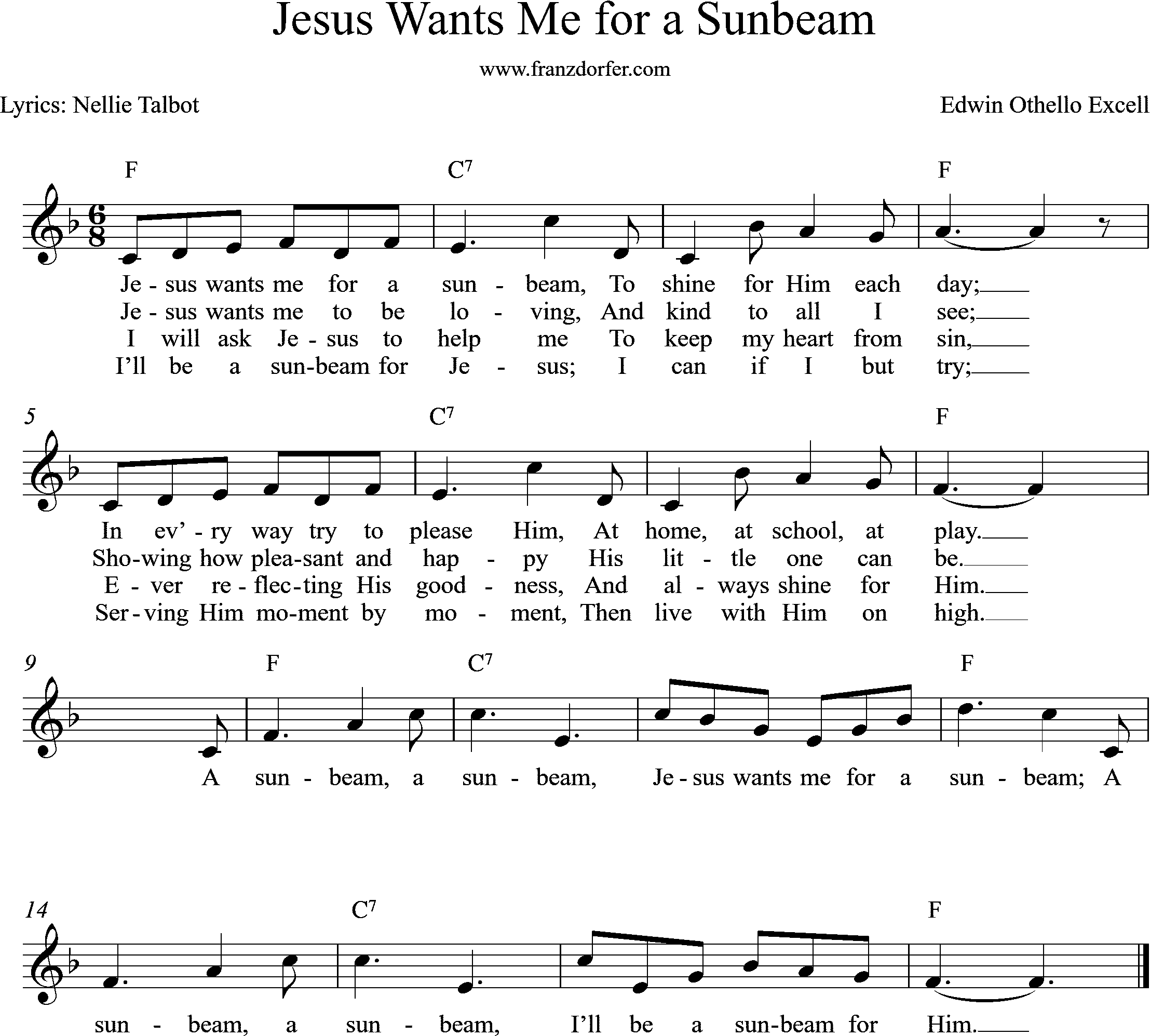 freesheetmusic Jesus wants me